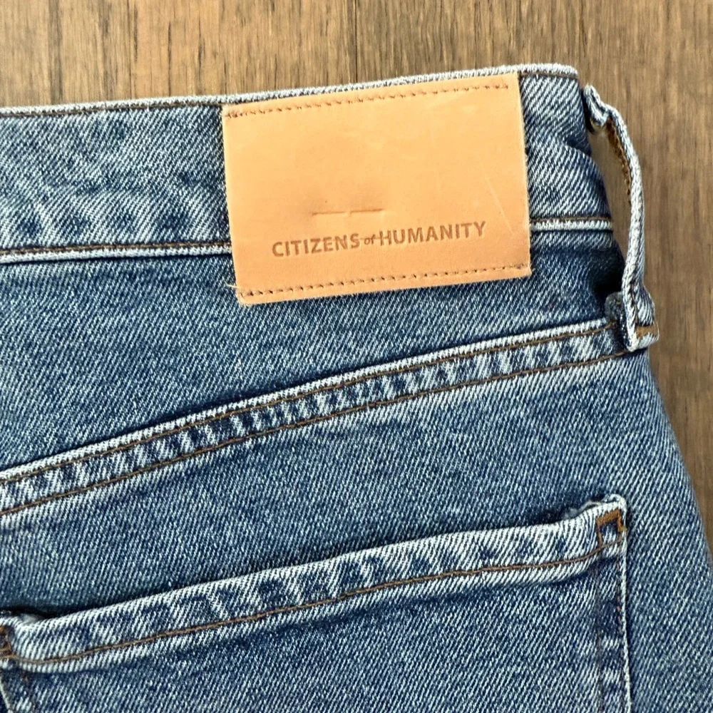 Citizens of Humanity Cropped Isola Raw Hem Premium Vintage Jeans-Size 27 - Picture 8 of 14